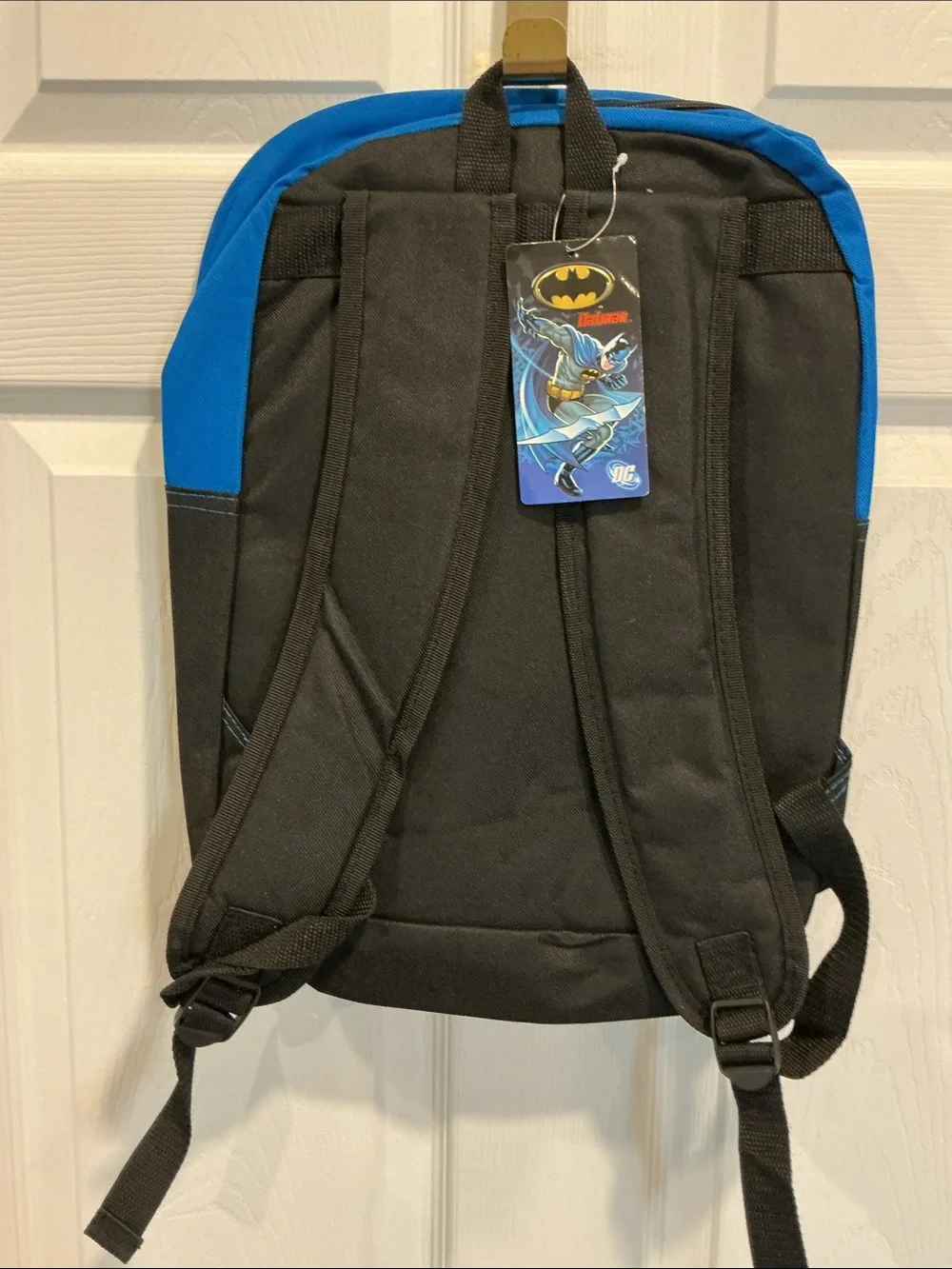 Batman Graphic Blue Boys Backpack